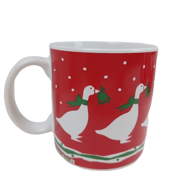 Vintage Dayton Hudson Christmas mugs set of 4 ducks 1987 Boundary Waters - Picture 8 of 12